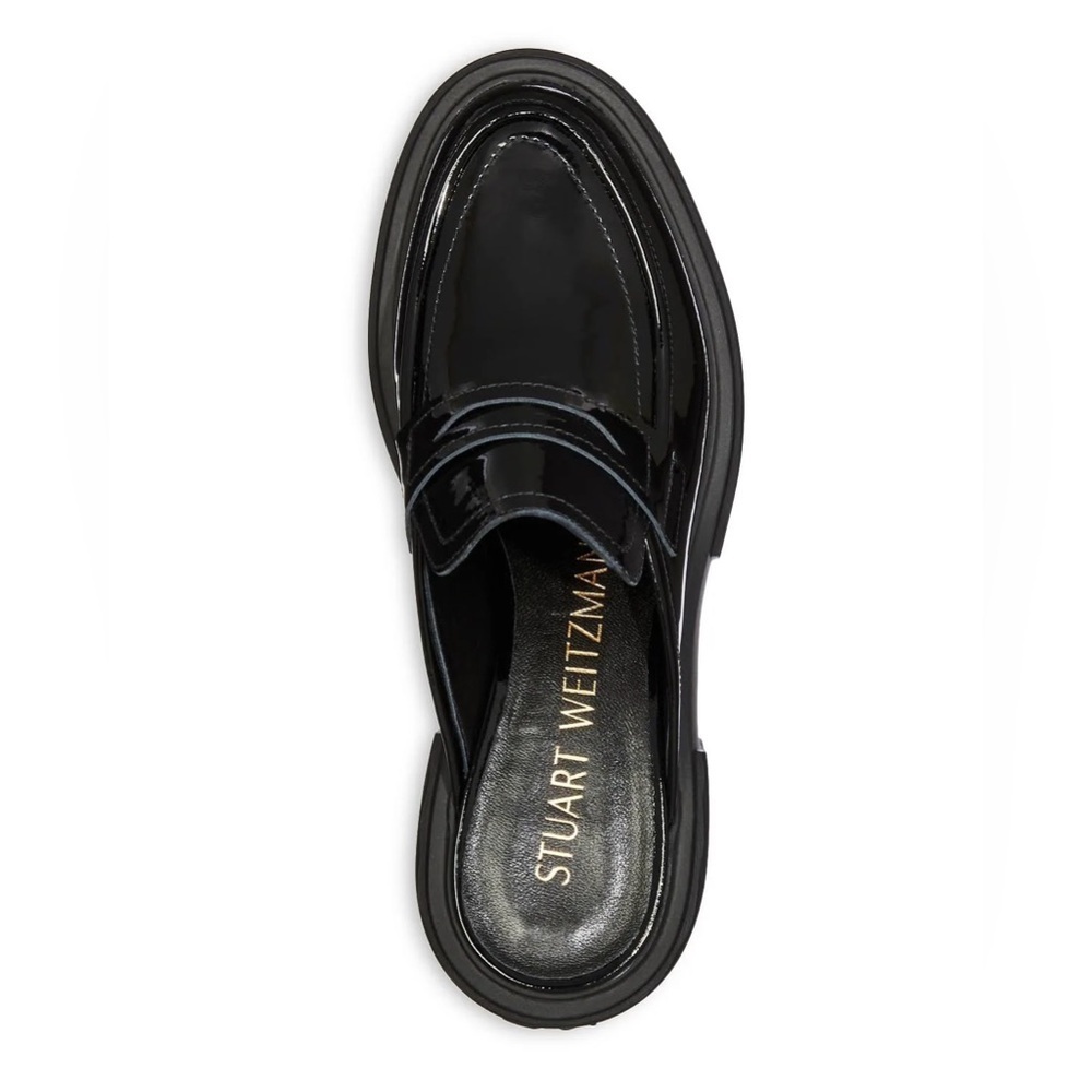 Stuart Weitzman SoHo Mule Loafer in Black NEW - Picture 4 of 13